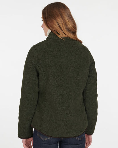 Barbour Lavenham Fleece Womens Jacket - Olive/Classic