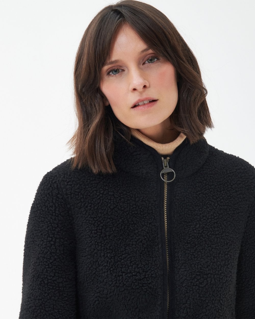 Barbour Lavenham Fleece Womens Jacket - Black