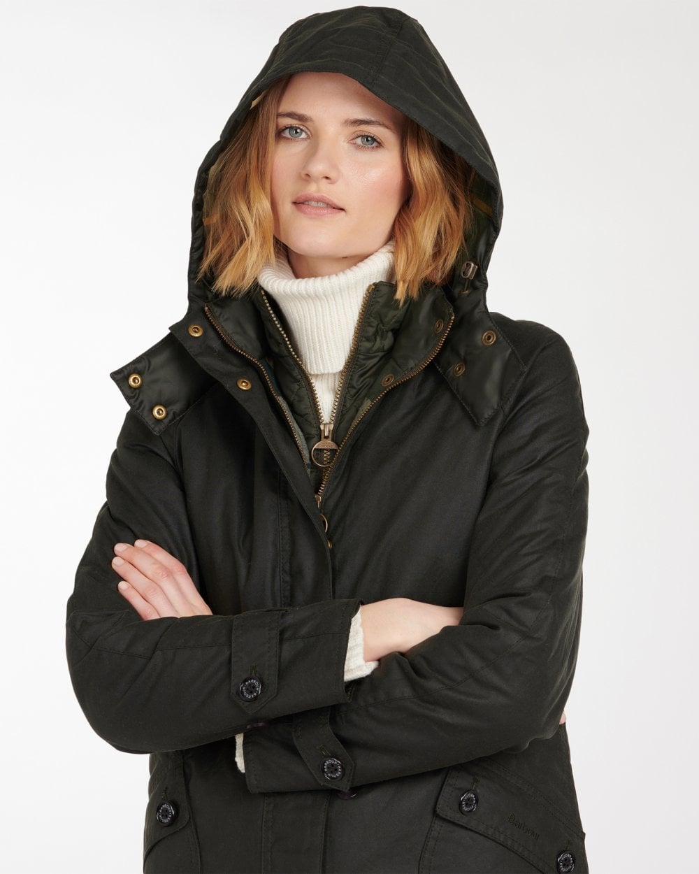 Barbour Cannich Wax Womens Jacket - Sage/Ancient