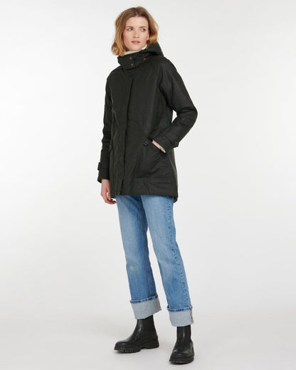 Barbour Cannich Wax Womens Jacket - Sage/Ancient