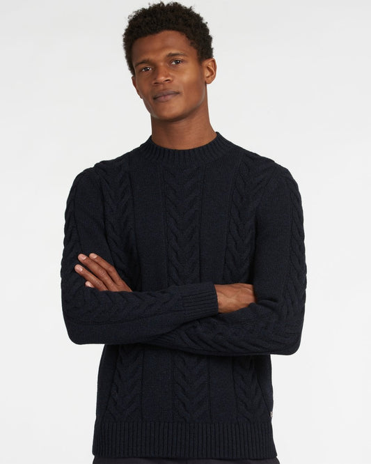 Barbour Essential Cable Knit Mens Jumper
