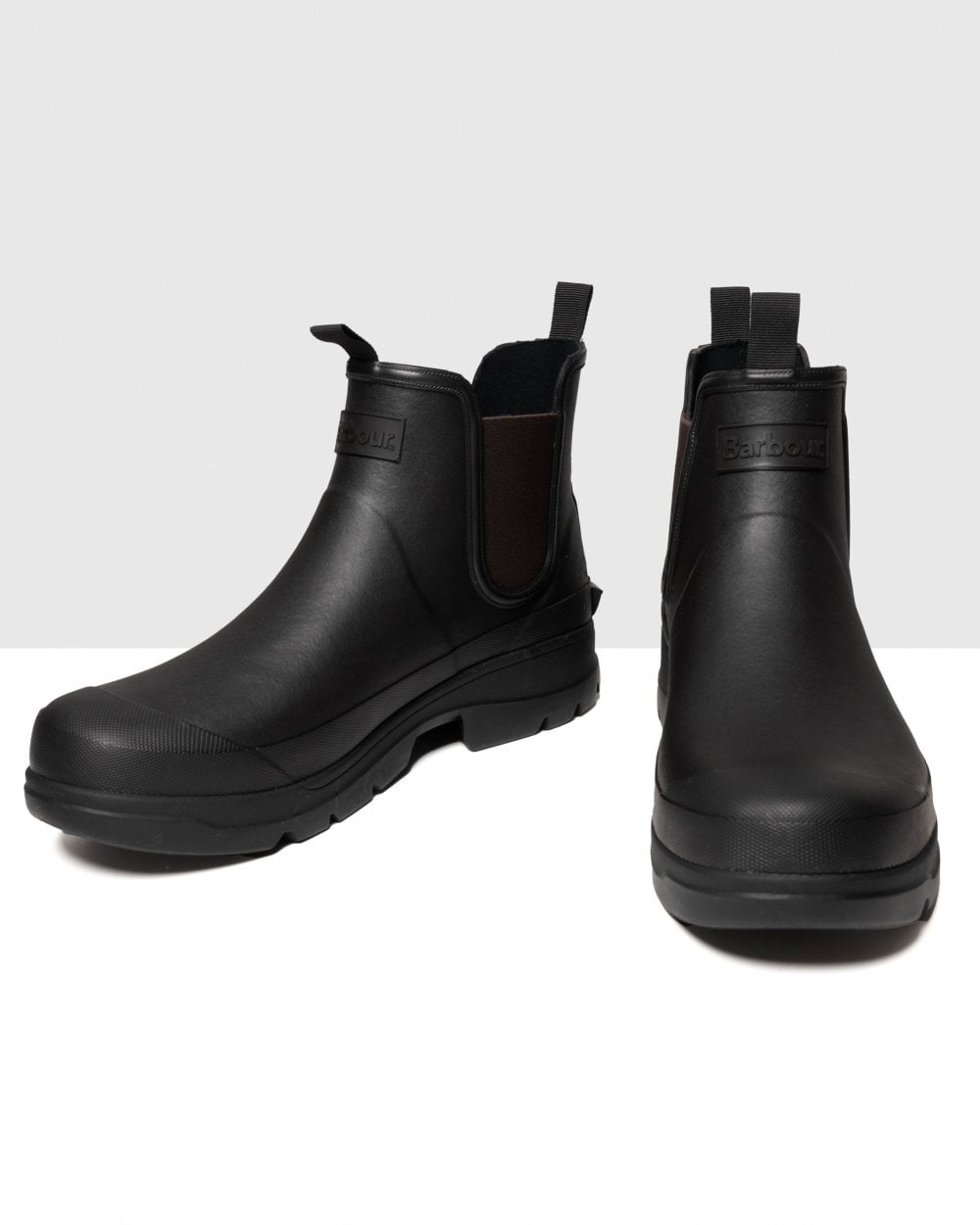 Barbour Nimbus Chelsea Style Mens Wellingtons - Brown