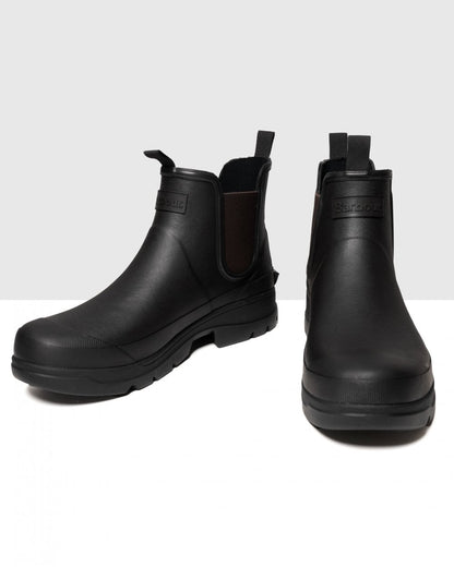 Barbour Nimbus Chelsea Style Mens Wellingtons - Brown