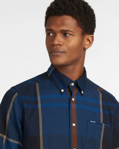 Barbour Dunoon Tailored Mens Shirt - Midnight Tartan