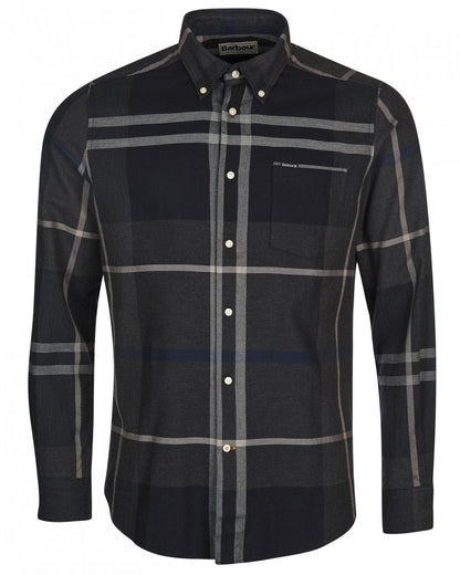 Barbour Dunoon Tailored Mens Shirt - Graphite