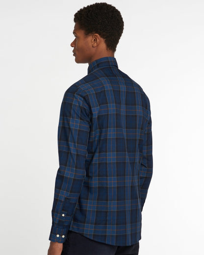 Barbour Wetherham Tailored Mens Shirt - Midnight Tartan