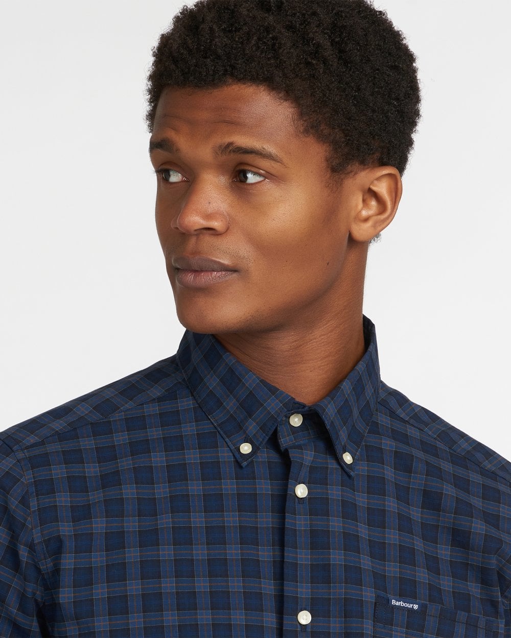 Barbour Lomond Tailored Mens Shirt - Midnight Tartan