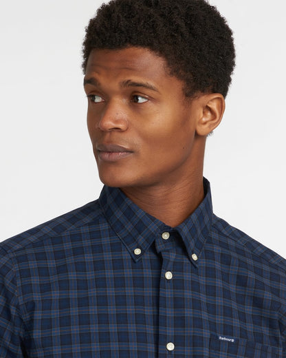 Barbour Lomond Tailored Mens Shirt - Midnight Tartan