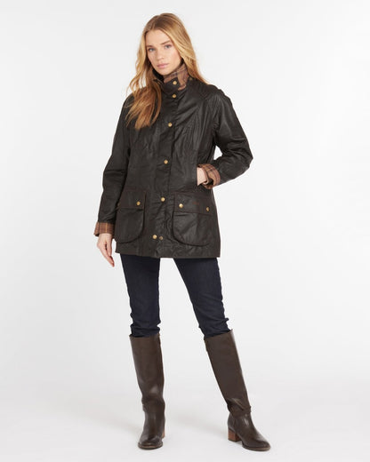 Barbour Beadnell Womens Wax Jacket - Rustic