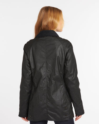 Barbour Beadnell Womens Wax Jacket - Black
