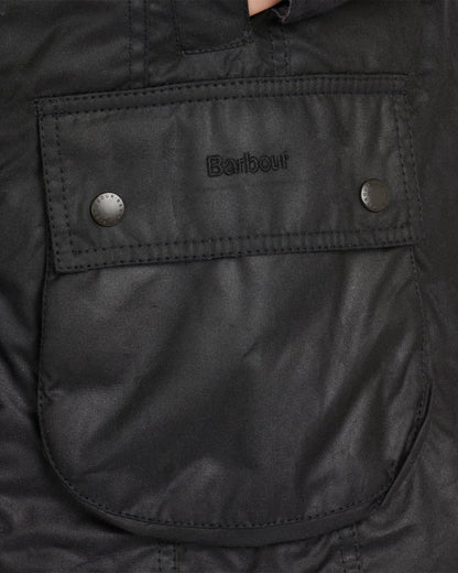 Barbour Beadnell Womens Wax Jacket - Black