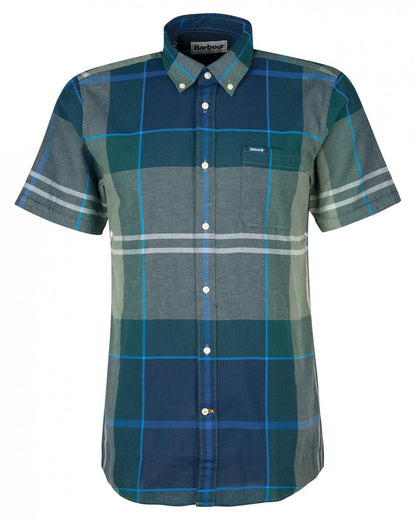 Barbour Douglas Mens Tailored Shirt - Kielder Blue Tartan