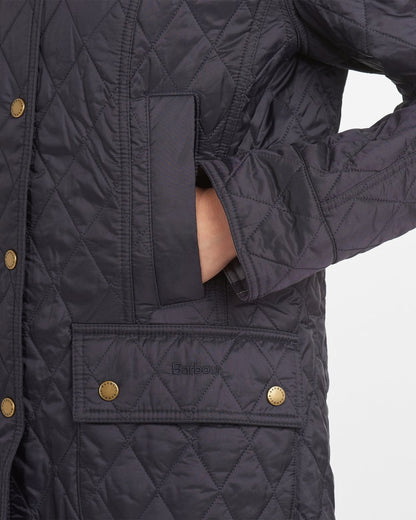 Barbour Summer Beadnell Womens Quilted Jacket - Navy
