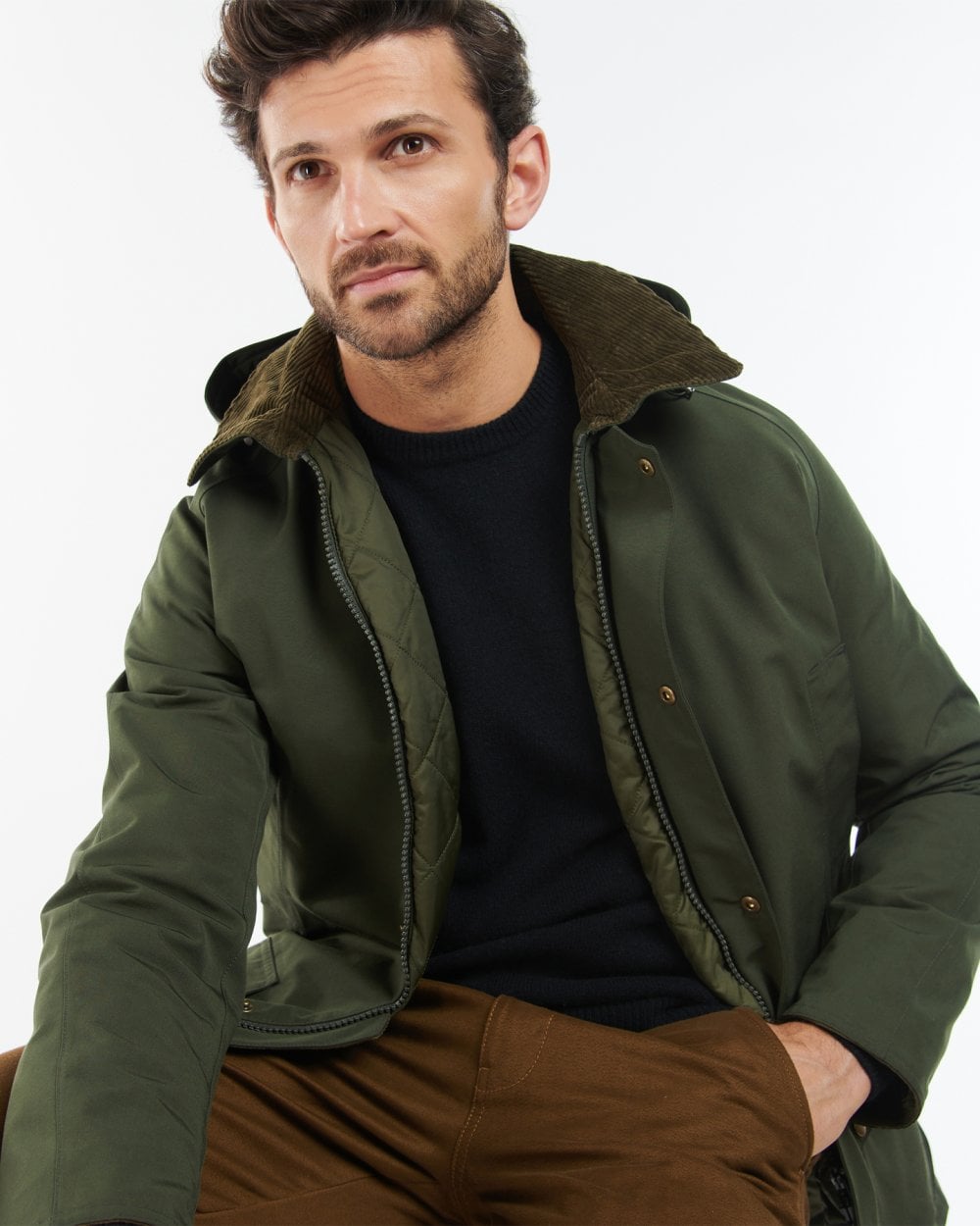 Barbour Winter Ashby Mens Waterproof Jacket - Sage