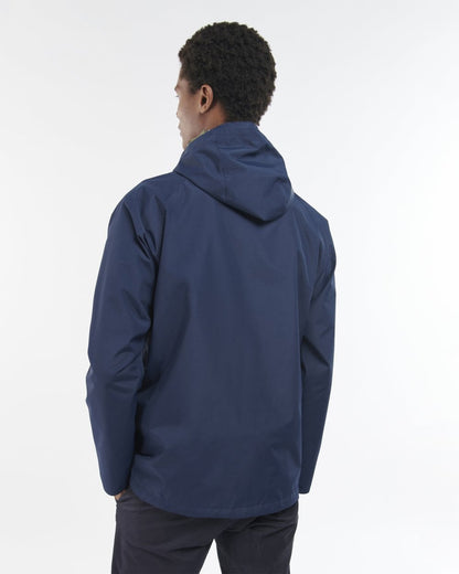 Barbour Hooded Domus Mens Waterproof Jacket - Navy/Classic