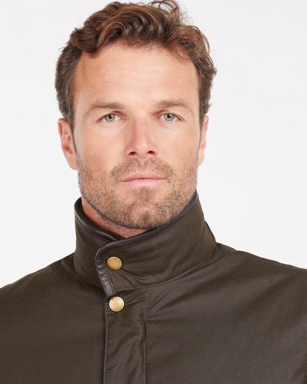 Barbour Hereford Mens Wax Jacket - Olive
