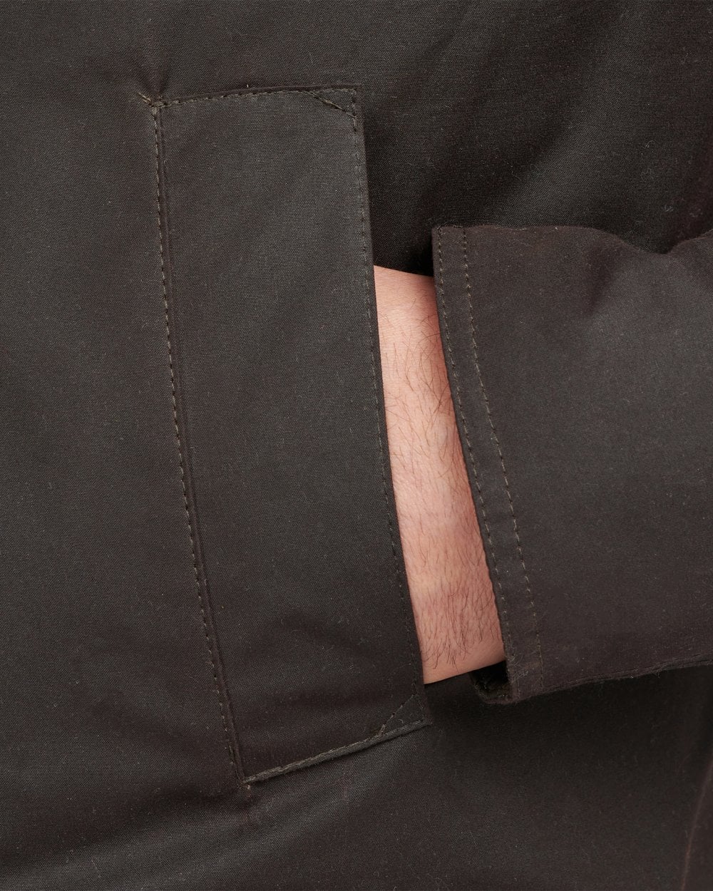 Barbour Hereford Mens Wax Jacket - Rustic