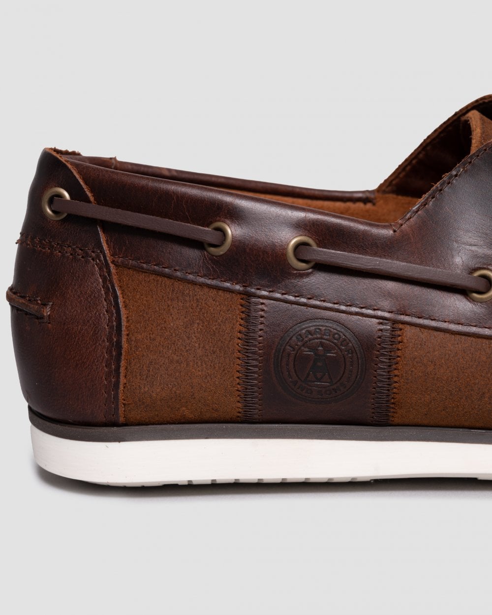 Barbour Wake Mens Boat Shoes - Beige