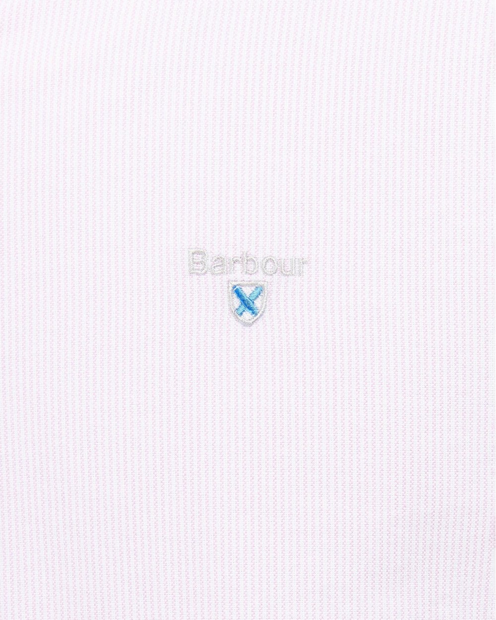 Barbour Striped Oxtown Long Sleeve Mens Tailored Shirt - Pink