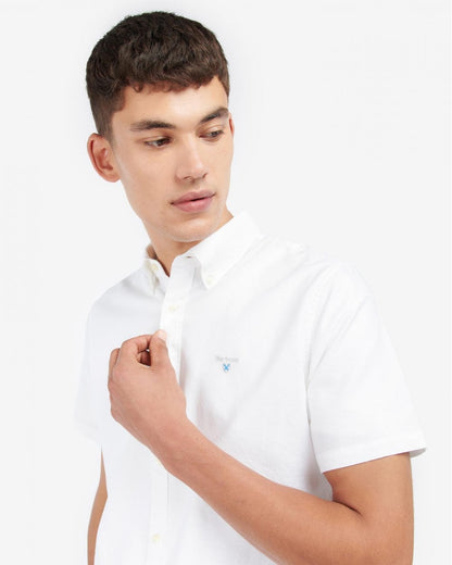 Barbour Oxtown Mens Tailored Shirt - White