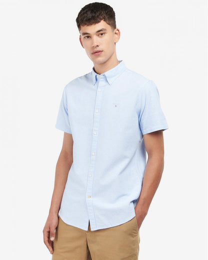 Barbour Oxtown Mens Tailored Shirt - Sky