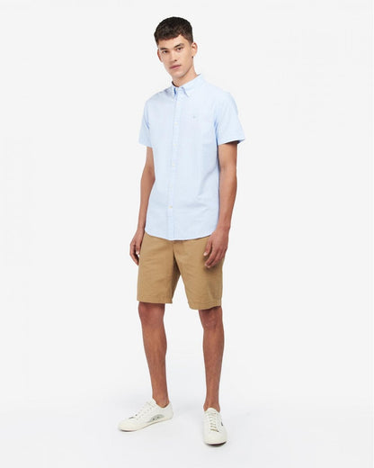Barbour Oxtown Mens Tailored Shirt - Sky