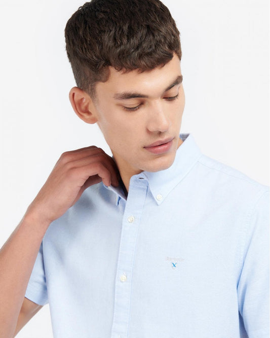 Barbour Oxtown Mens Tailored Shirt - Sky