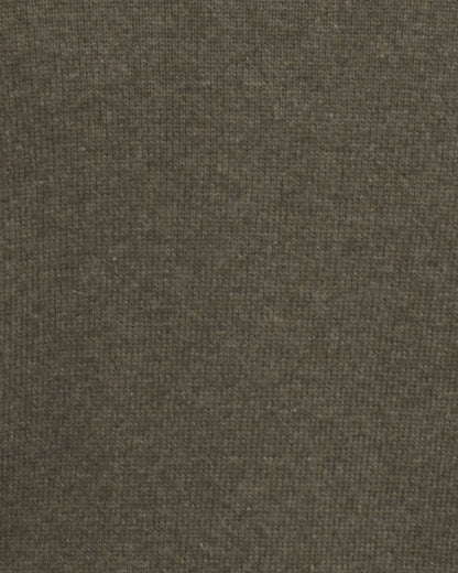 Barbour Cotton Mens Half Zip Jumper - Olive Marl