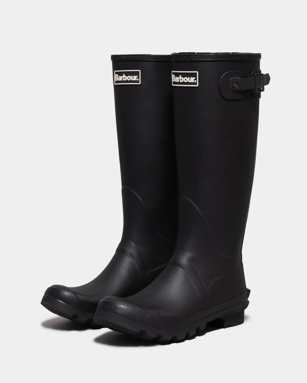 Barbour Bede Womens Wellington Boots - Black - CHO - Designer Womens Tall Wellies