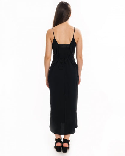 Calvin Klein Smooth Twill Cami NS Womens Dress - Perfect Black