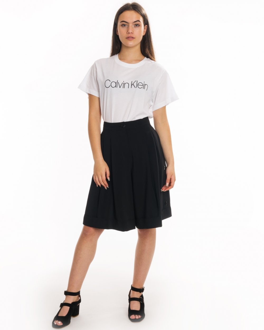Calvin Klein Side Button Womens Skirt