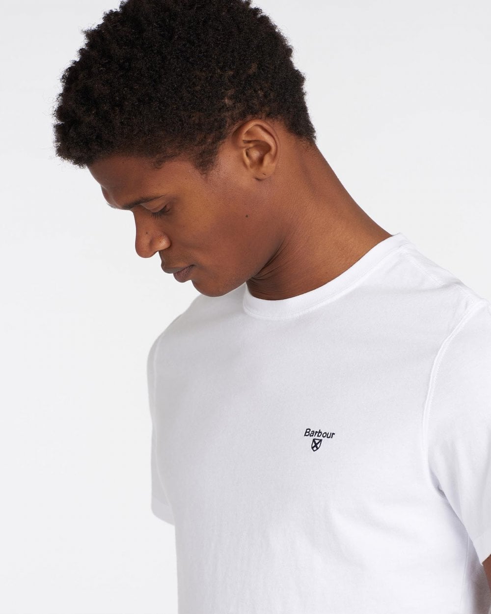 Barbour Sports Mens T-Shirt - White