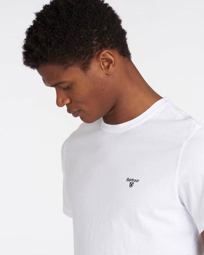 Barbour Sports Mens T-Shirt - White