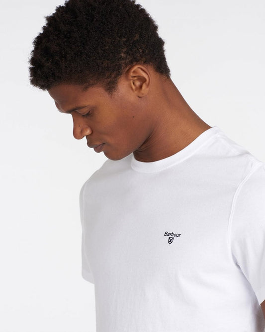 Barbour Sports Mens T-Shirt - White
