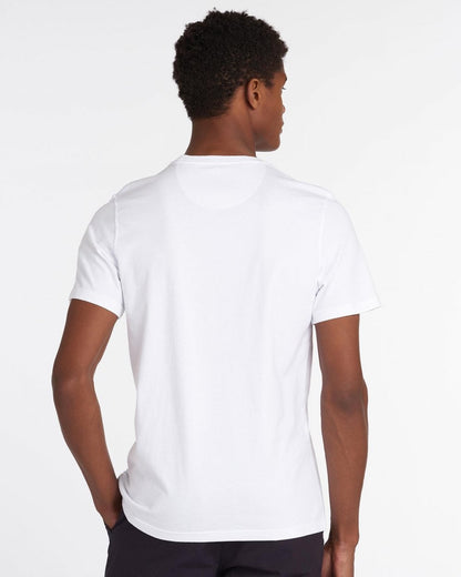 Barbour Sports Mens T-Shirt - White