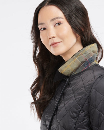 Barbour Deveron Polarquilt Womens Jacket - Black/Black