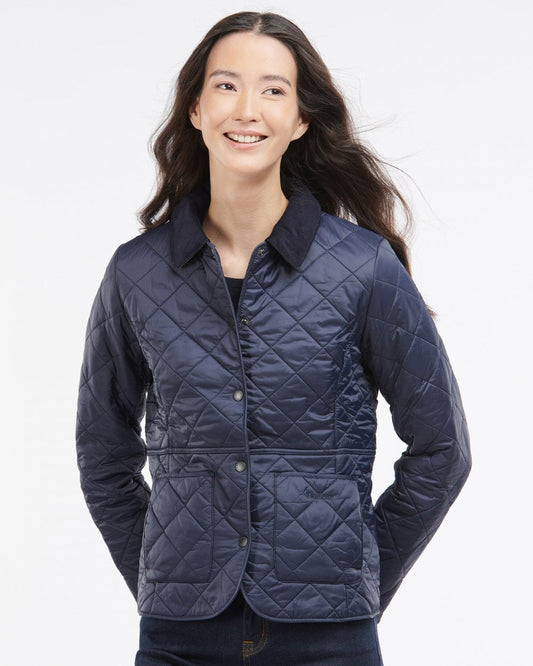 Barbour Deveron Polarquilt Womens Jacket - Navy/Navy