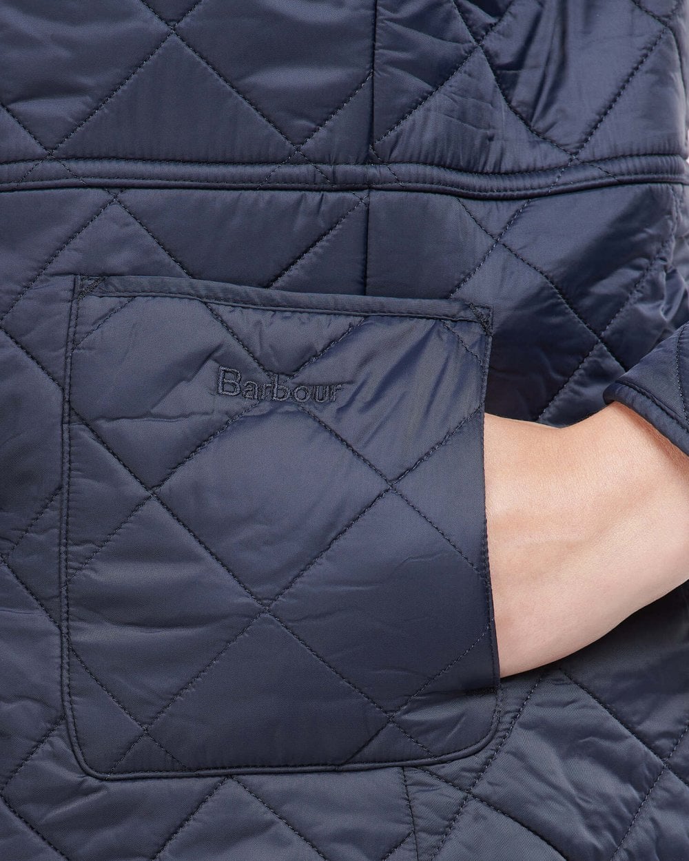 Barbour Deveron Polarquilt Womens Jacket - Navy/Navy