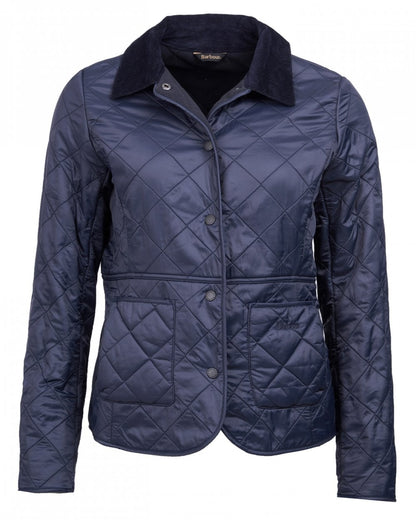 Barbour Deveron Polarquilt Womens Jacket - Navy/Navy
