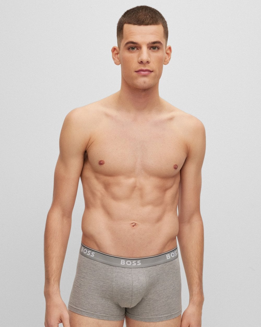 BOSS Orange 3 Pack Mens Power Trunks NOS - White/Grey/Black 999