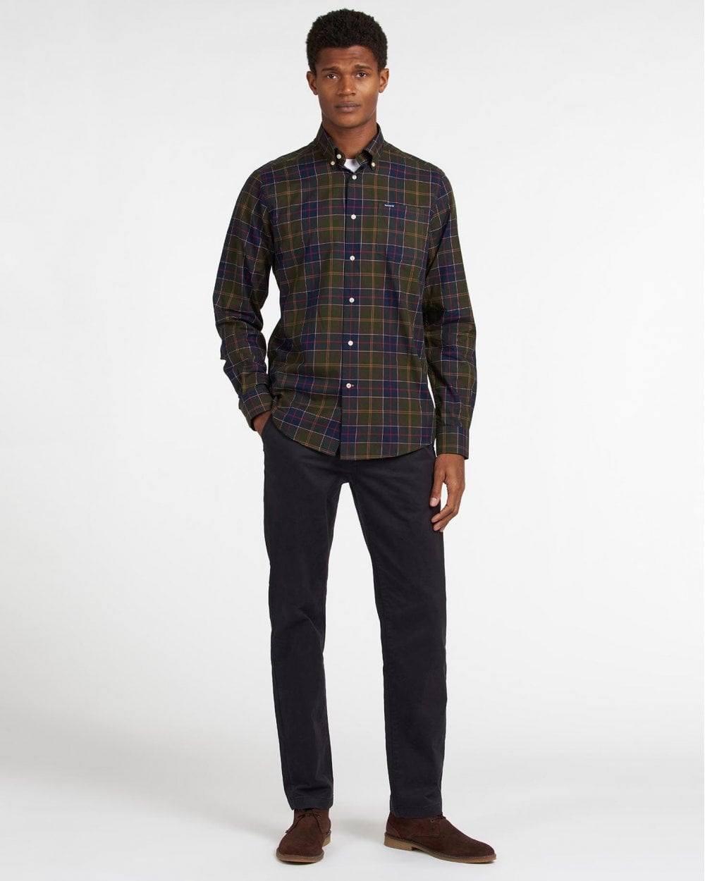 Barbour Wetherham Tailored Mens Shirt - Classic Tartan