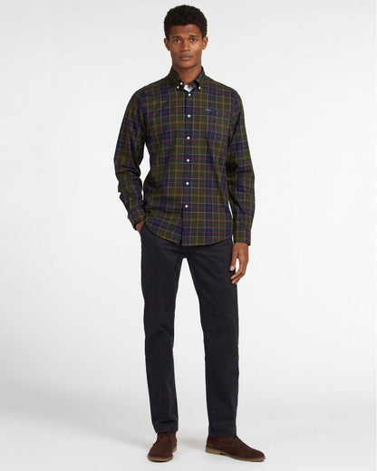 Barbour Wetherham Tailored Mens Shirt - Classic Tartan