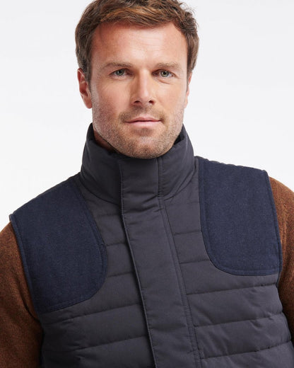 Barbour Bradford Mens Padded Gilet - Navy