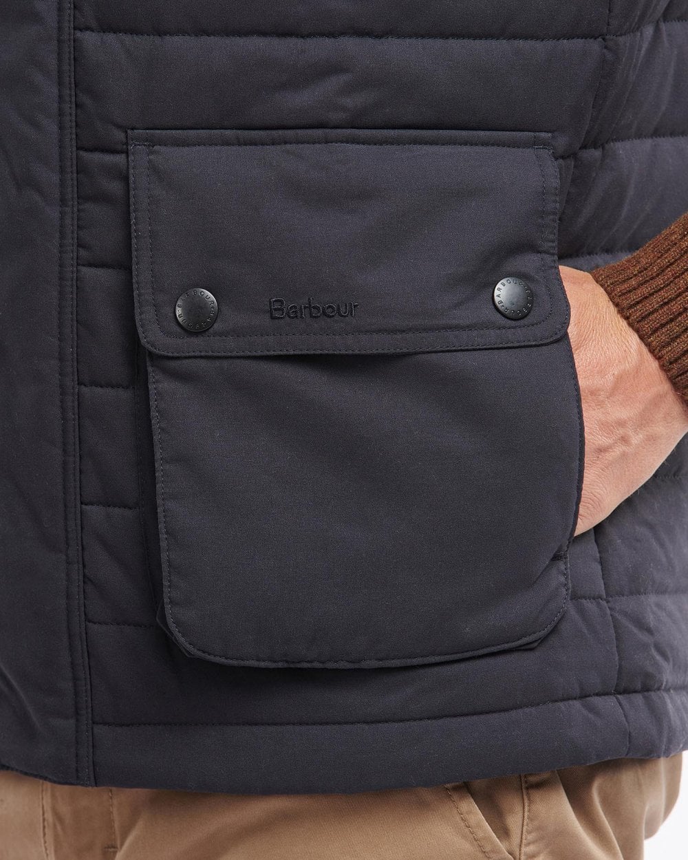 Barbour Bradford Mens Padded Gilet - Navy