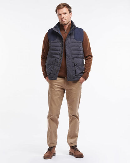 Barbour Bradford Mens Padded Gilet - Navy