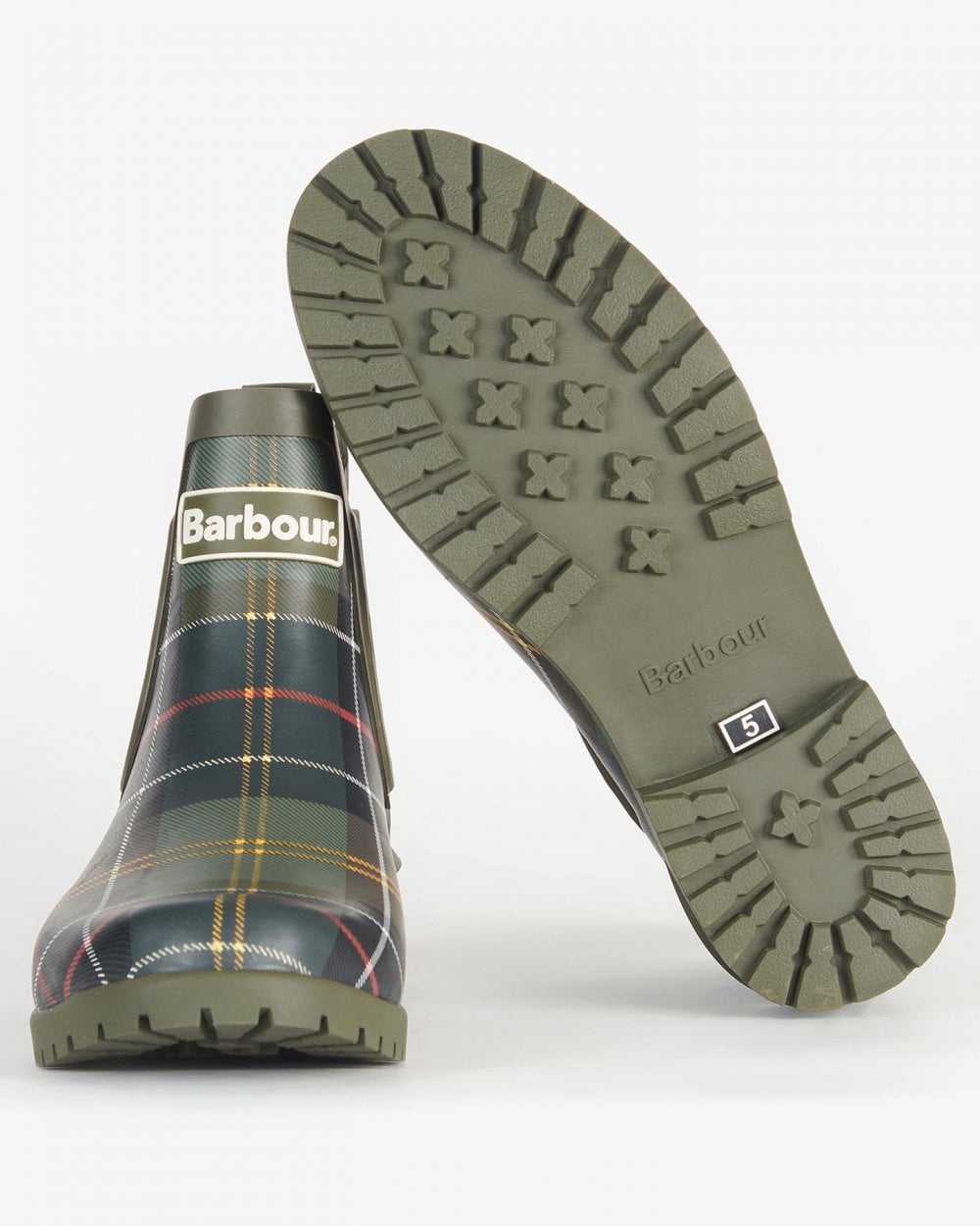 Barbour Wilton Womens Wellingtons - Classic Tartan