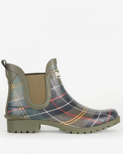 Barbour Wilton Womens Wellingtons - Classic Tartan