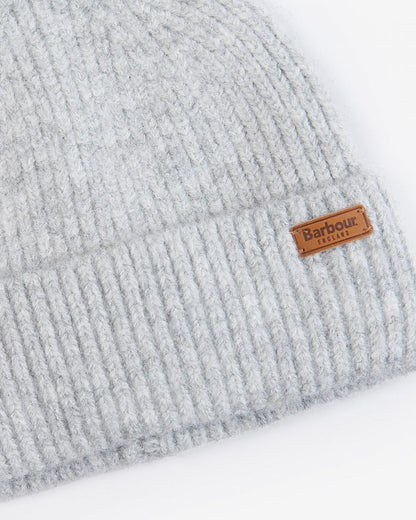 Barbour Pendle Womens Beanie - Light Grey