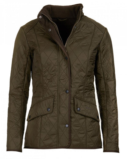 Barbour Cavalry Womens Polarquilt Jacket - Dark Olive