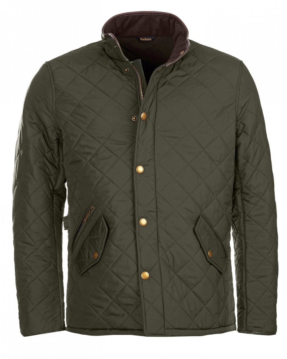 Barbour Powell Mens Quilted Jacket - Sage